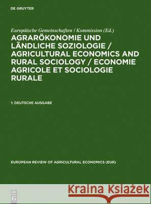 Deutsche Ausgabe Europäische Gemeinschaften / Kommission 9783598100987 de Gruyter