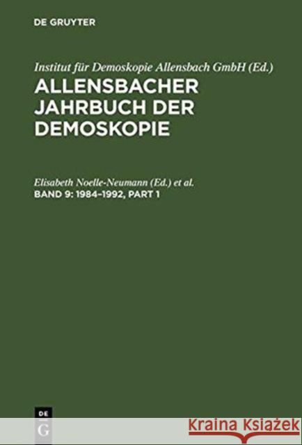 1984–1992  9783598207181 K G Saur