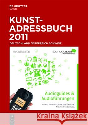 Kunstadressbuch Deutschland, A-Sterreich, Schweiz  9783598231193 K. G. Saur