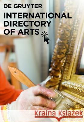 International Directory of Arts  9783598231209 K. G. Saur