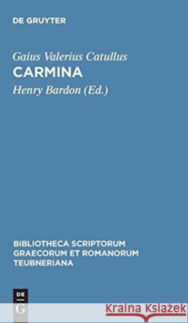 Carmina  9783598711336 The University of Michigan Press