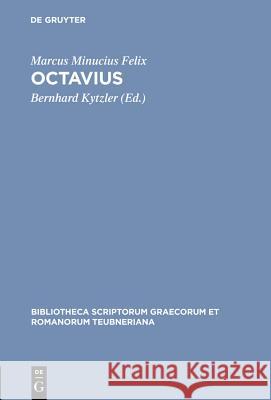 Octavius  9783598715396 The University of Michigan Press