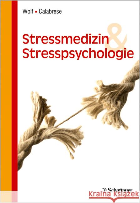 Stressmedizin und Stresspsychologie Wolf, Alfred; Calabrese, Pasquale 9783608432077 Schattauer