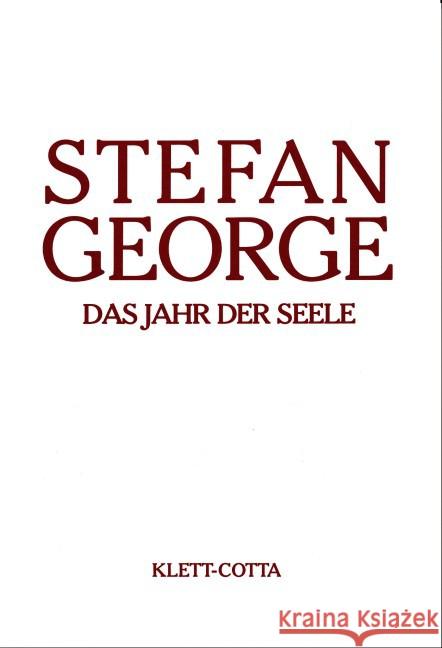Das Jahr der Seele George, Stefan   9783608951110 Klett-Cotta