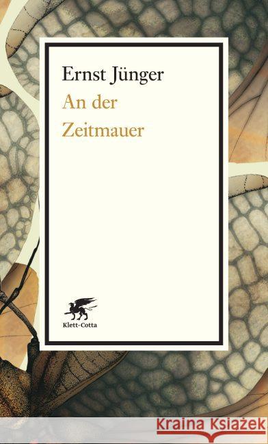 An der Zeitmauer Jünger, Ernst 9783608960693 Klett-Cotta