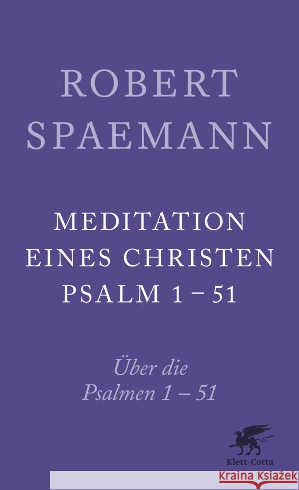 Meditationen eines Christen Spaemann, Robert 9783608962338 Klett-Cotta