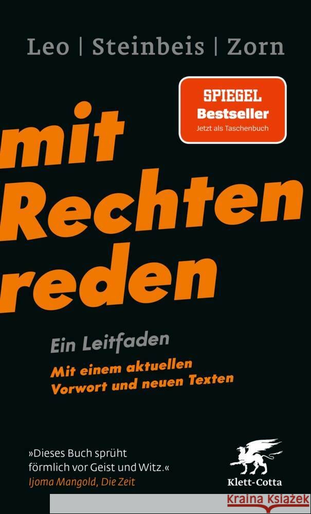 Mit Rechten reden Leo, Per, Steinbeis, Maximilian, Zorn, Daniel-Pascal 9783608988710