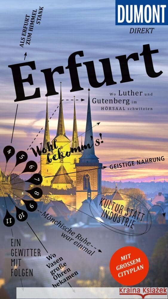 DuMont direkt Reiseführer Erfurt Seidel, Ulrich 9783616000916 DuMont Reiseverlag