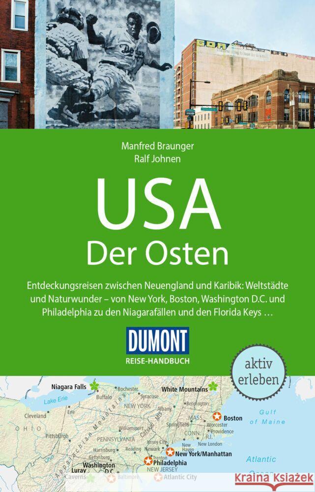 DuMont Reise-Handbuch Reiseführer USA, Der Osten Braunger, Manfred, Johnen, Ralf 9783616016160