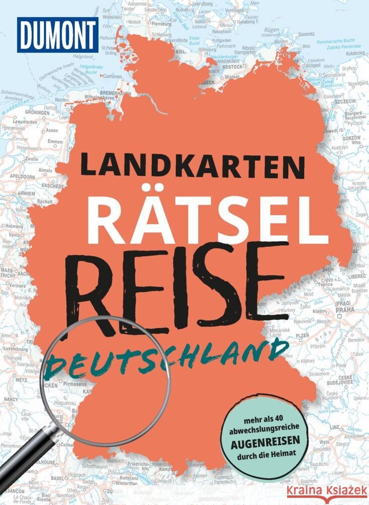 Landkarten-Rätselreise Deutschland Ormo, Nadine, Laufersweiler, Michael 9783616031019 DuMont Reiseverlag