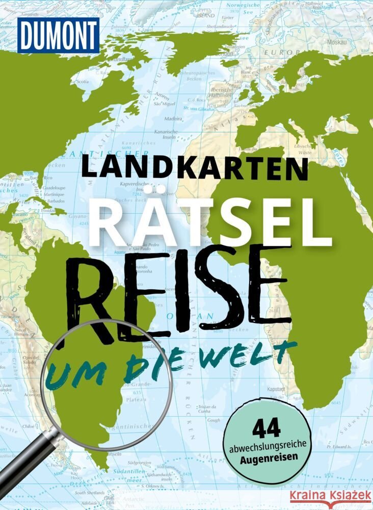 Landkarten-Rätselreise um die Welt Ormo, Nadine, Laufersweiler, Michael 9783616031620 DuMont Reiseverlag