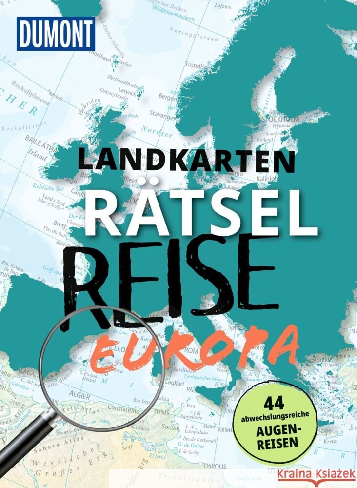 Landkarten-Rätselreise Europa Ormo, Nadine, Laufersweiler, Michael 9783616032535 DuMont Reiseverlag