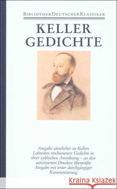 Gedichte : Hrsg. v. Kai Kauffmann Keller, Gottfried   9783618609100 Deutscher Klassiker Verlag