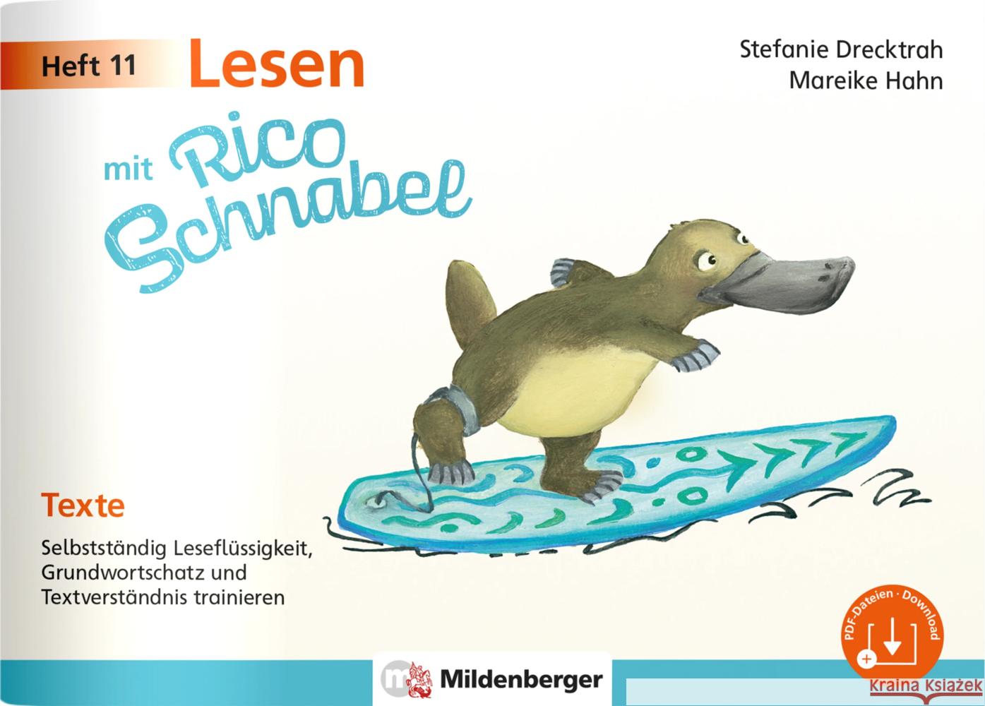 Lesen mit Rico Schnabel, Heft 11: Texte Drecktrah, Stefanie, Hahn, Mareike 9783619220540