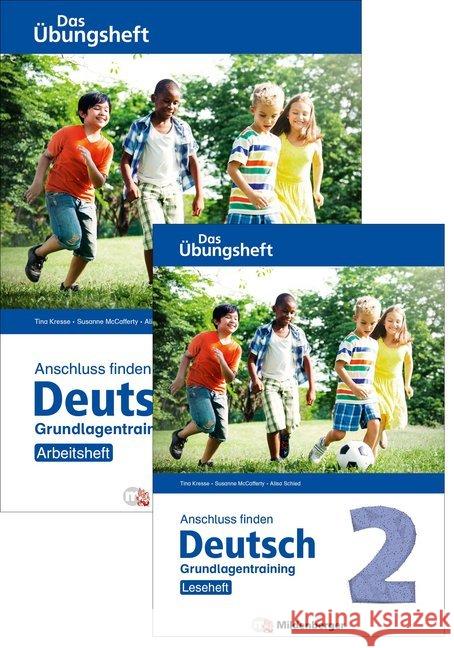 Anschluss finden Deutsch - Das Übungsheft / Grundlagentraining Klasse 2 - Leseheft und Arbeitsheft, 2 Bde. Kresse, Tina; McCafferty, Susanne; Schied, Alisa 9783619241576