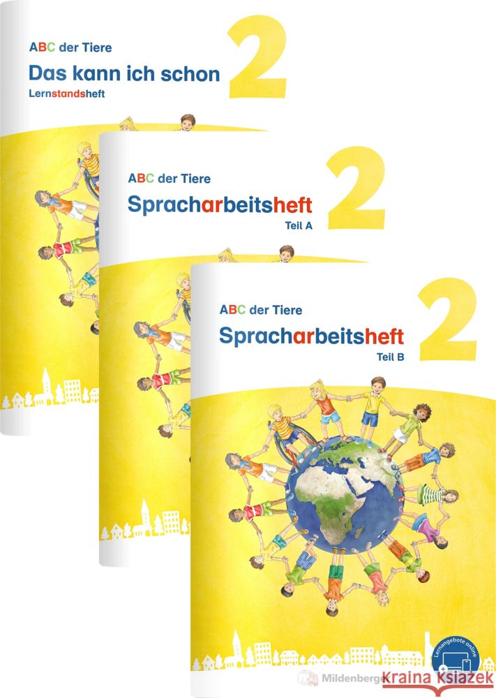 ABC der Tiere 2 Neubearbeitung - Spracharbeitsheft, 3 Teile Hahn, Mareike, Mrowka-Nienstedt, Kerstin 9783619247912