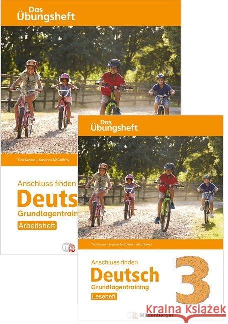 Anschluss finden Deutsch - Das Übungsheft / Grundlagentraining Klasse 3 - Leseheft und Arbeitsheft, 2 Bde. Kresse, Tina; McCafferty, Susanne; Schied, Alisa 9783619341573 Mildenberger