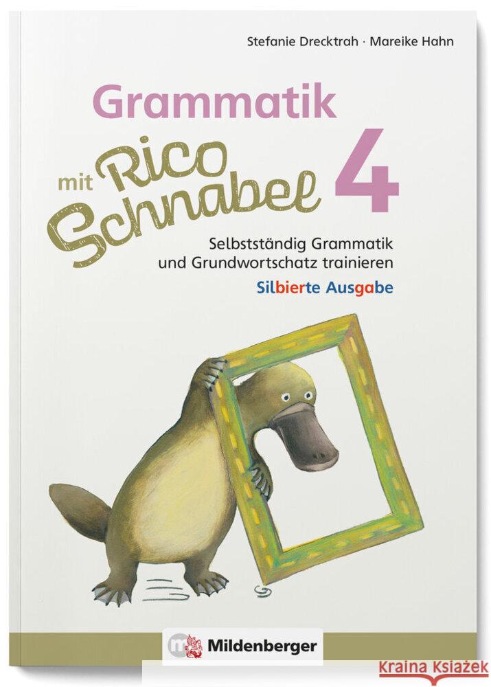 Grammatik mit Rico Schnabel, Klasse 4 - silbierte Ausgabe Drecktrah, Stefanie, Hahn, Mareike 9783619420445