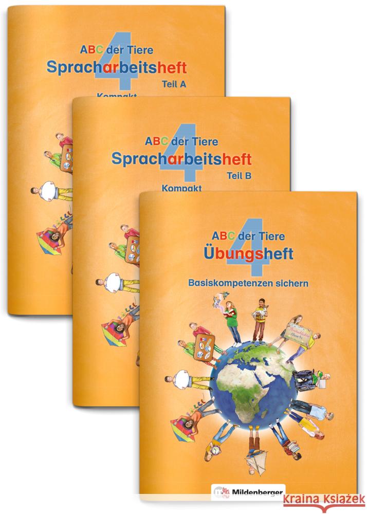 ABC der Tiere 4 - Spracharbeitsheft Kompakt, 3 Teile Kuhn, Klaus, Mrowka-Nienstedt, Kerstin 9783619445318 Mildenberger