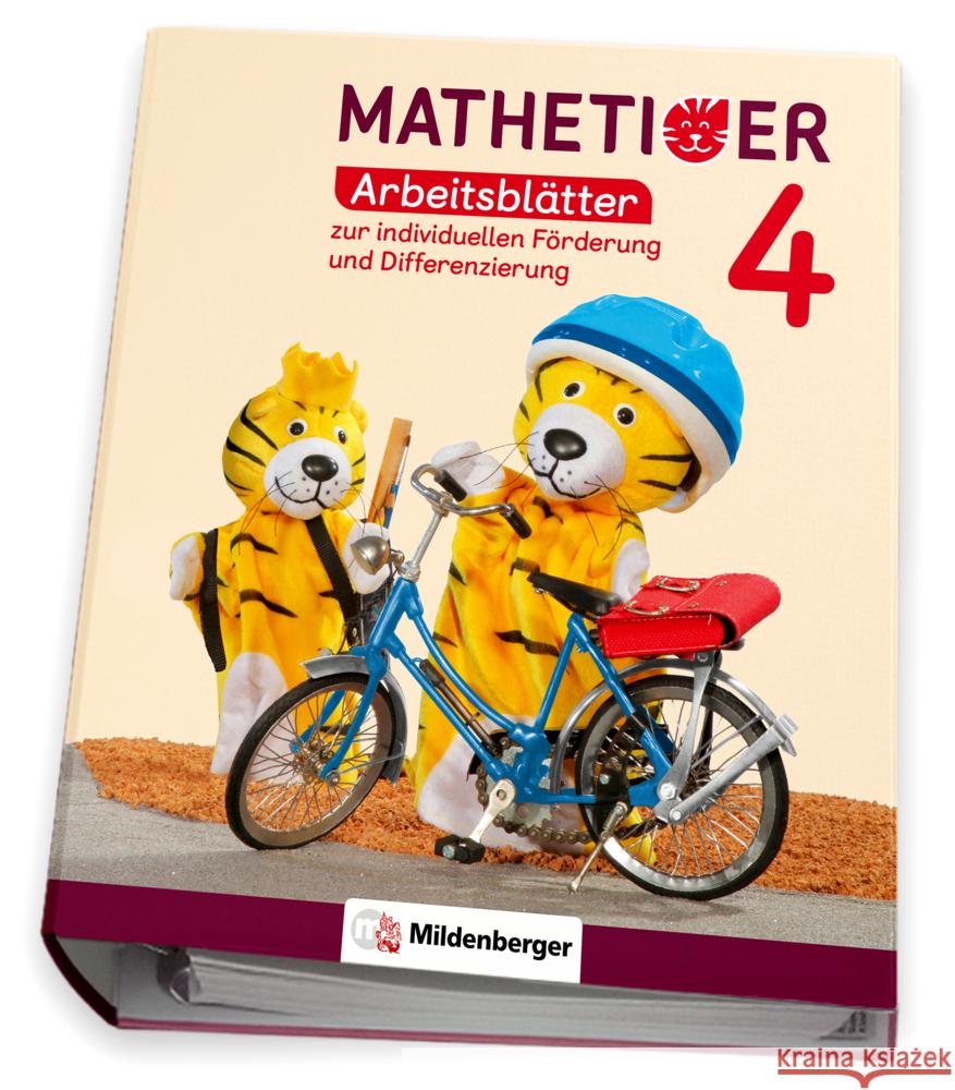Mathetiger 4 - Arbeitsblätter zur individuellen Förderung und Differenzierung Laubis, Thomas, Schnitzer, Eva 9783619456642 Mildenberger