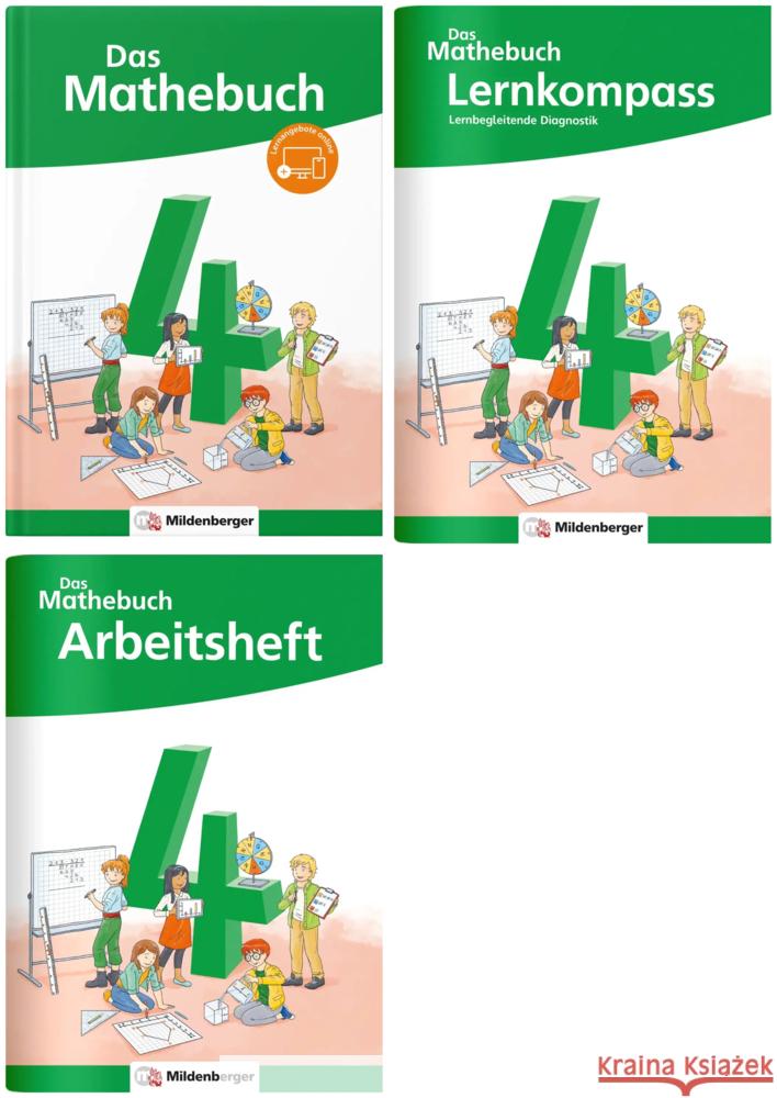 Paket - Das Mathebuch 4 Neubearbeitung, 3 Teile Finke, Anja, Höfling, Cathrin, Hufschmidt, Ulrike 9783619457458