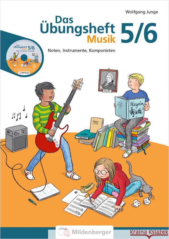 Das Übungsheft Musik 5/6, m. Audio-CD Junge, Wolfgang 9783619572892 Mildenberger