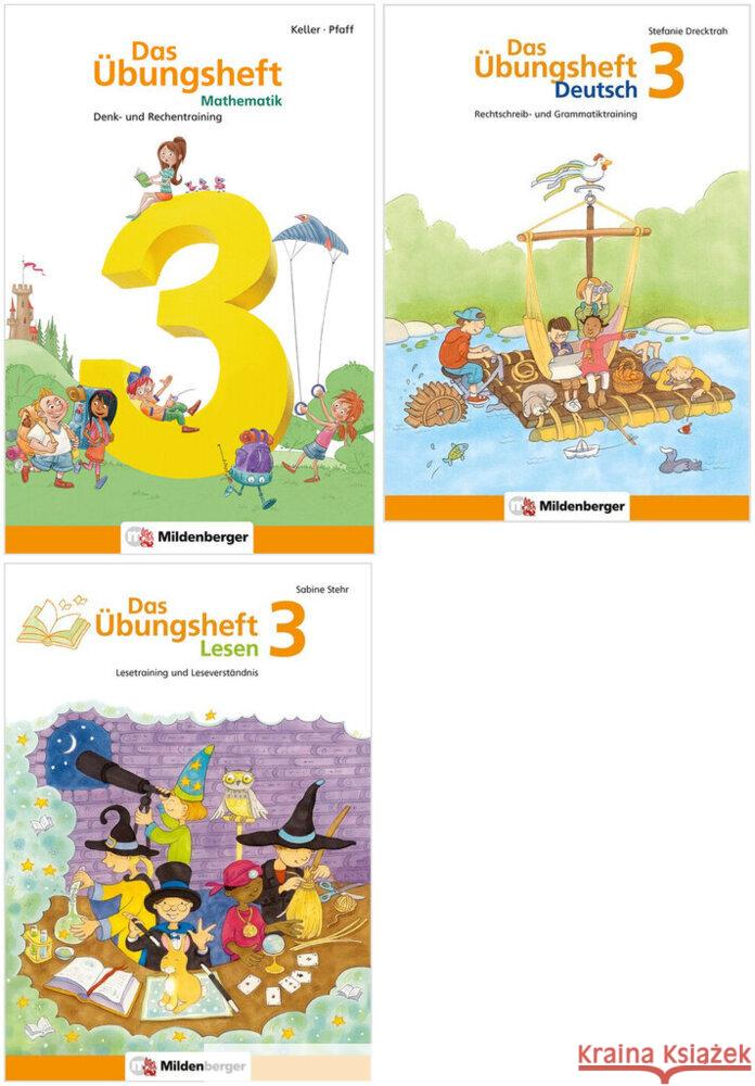 Sicher ins 4. Schuljahr - Sparpaket: Rechnen - Schreiben - Lesen - Grammatik · Klasse 3, 3 Teile diverse 9783619914036