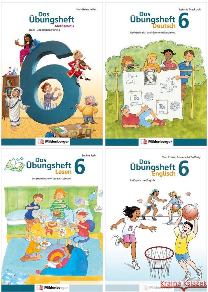 Sicher ins 7. Schuljahr - Sparpaket: Rechnen - Schreiben - Lesen - Grammatik - Englisch · Klasse 6, 4 Teile diverse 9783619914104