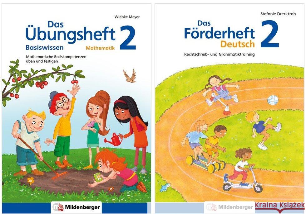 Sicher ins 3. Schuljahr - Sparpaket: Förderprogramm Rechnen - Schreiben - Grammatik · Klasse 2, 2 Teile diverse 9783619914128