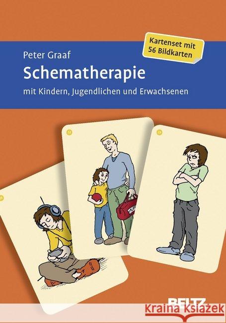 Schematherapie mit Kindern, Jugendlichen und Erwachsenen, 56 Bildkarten Graaf, Peter 9783621283236 Beltz Psychologie