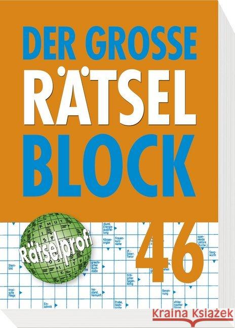 Der große Rätselblock. Bd.46  9783625177692 Naumann & Göbel