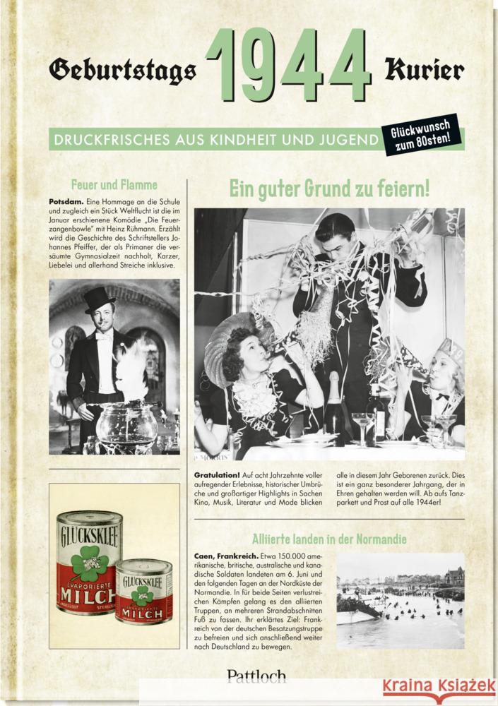 1944 - Geburtstagskurier Pattloch Verlag 9783629009647
