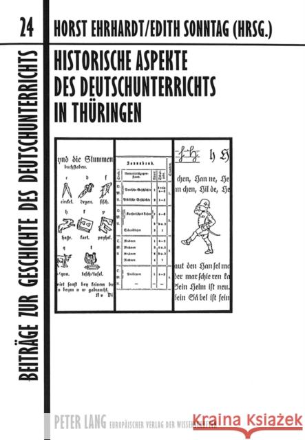 Historische Aspekte Des Deutschunterrichts in Thueringen Ehrhardt, Horst 9783631481196 Peter Lang Gmbh, Internationaler Verlag Der W
