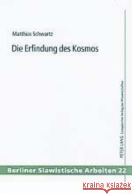 Die Erfindung Des Kosmos: Zur Sowjetischen Science Fiction Und Populaerwissenschaftlichen Publizistik Vom Sputnikflug Bis Zum Ende Der Tauwetter Witte, Georg 9783631512258 Peter Lang Gmbh, Internationaler Verlag Der W