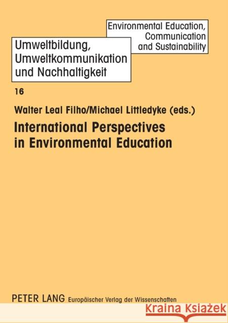 International Perspectives in Environmental Education  9783631522967 Peter Lang GmbH