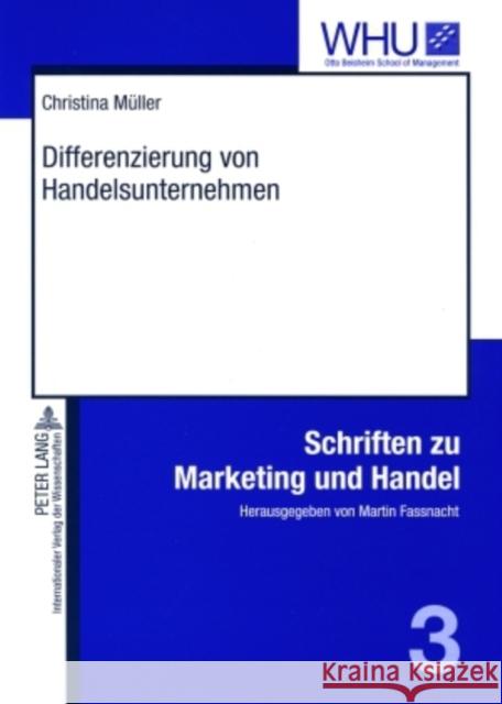 Differenzierung Von Handelsunternehmen Fassnacht, Martin 9783631558638 Lang, Peter, Gmbh, Internationaler Verlag Der