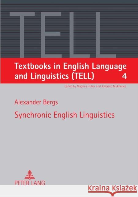 Synchronic English Linguistics  9783631561751 Peter Lang GmbH