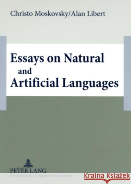 Essays on Natural and Artificial Languages  9783631582909 Peter Lang GmbH