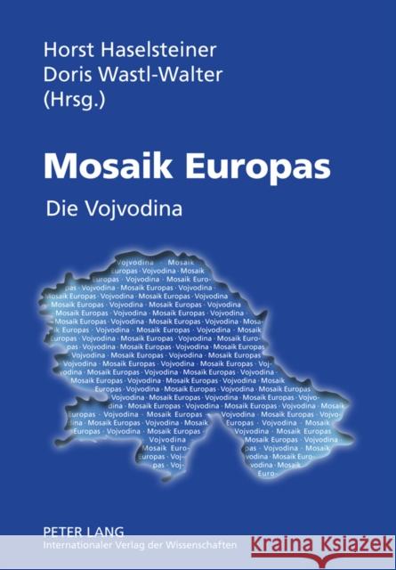 Mosaik Europas: Die Vojvodina Haselsteiner, Horst 9783631591239 Lang, Peter, Gmbh, Internationaler Verlag Der