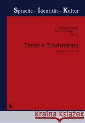 Testo E Traduzione: Lingue a Confronto Schwarze, Sabine 9783631595749