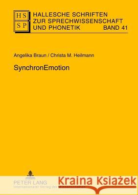 Synchronemotion Anders, Lutz Christian 9783631615188