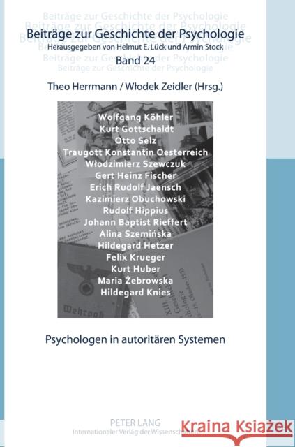 Psychologen in Autoritaeren Systemen Lück, Helmut E. 9783631620816