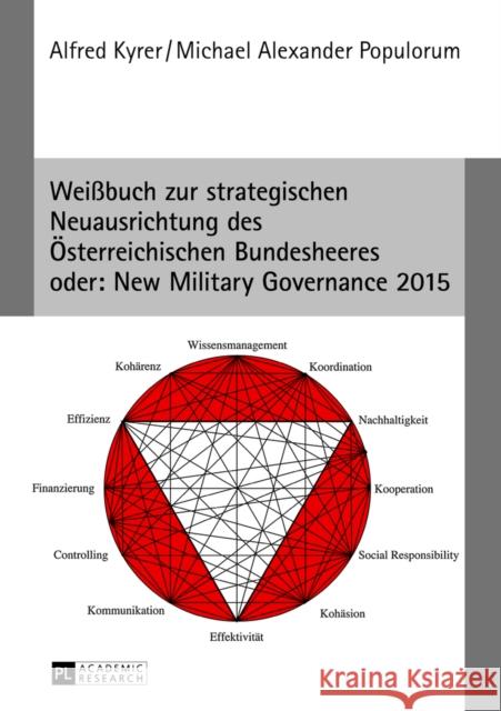 Weißbuch Zur Strategischen Neuausrichtung Des Oesterreichischen Bundesheeres- Oder: New Military Governance 2015 Kyrer, Alfred 9783631623923 Peter Lang Gmbh, Internationaler Verlag Der W