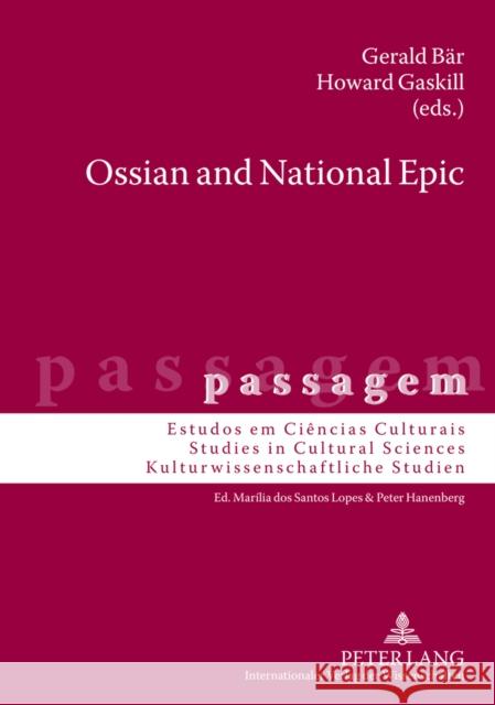 Ossian and National Epic  9783631633939 Peter Lang GmbH