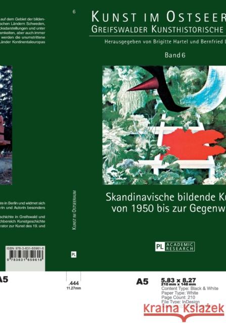 Skandinavische Bildende Kunst Von 1950 Bis Zur Gegenwart Hartel, Brigitte 9783631659618