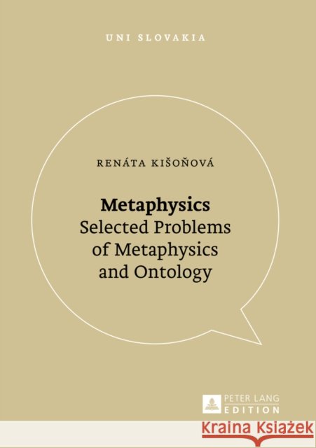 Metaphysics: Selected Problems of Metaphysics and Ontology Veda 9783631673683