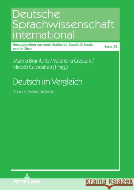 Deutsch Im Vergleich: Theorie, Praxis, Didaktik Di Meola, Claudio 9783631794586