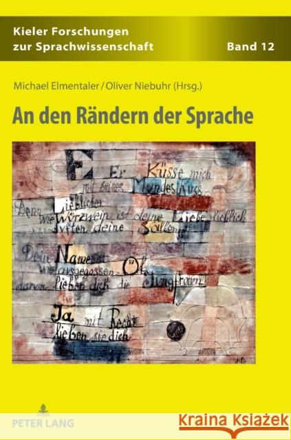 An den Raendern der Sprache Michael Elmentaler Oliver Niebuhr  9783631816219