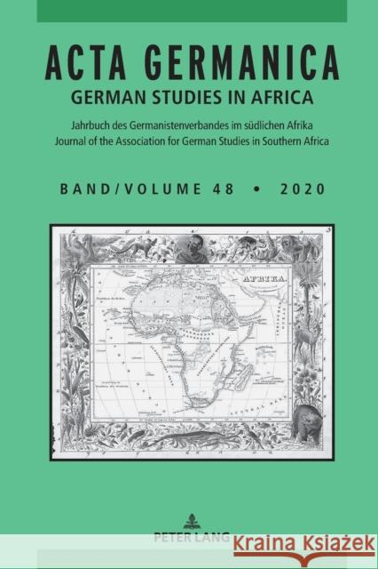 ACTA Germanica: German Studies in Africa Cilliers Va 9783631842874 Peter Lang Gmbh, Internationaler Verlag Der W