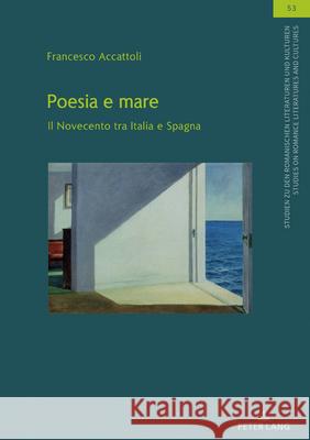Poesia e mare Accattoli, Francesco 9783631931639 Peter Lang
